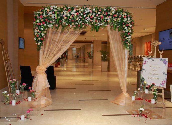 Floral Draping Entrance