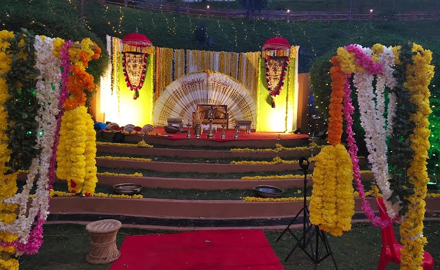 Yellow Stage Decoration