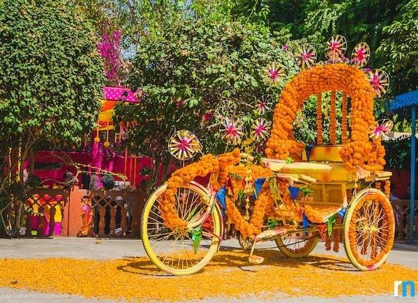 Pin wheels and Flowers Booth