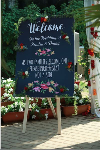 Entrance Chalk Board Theme