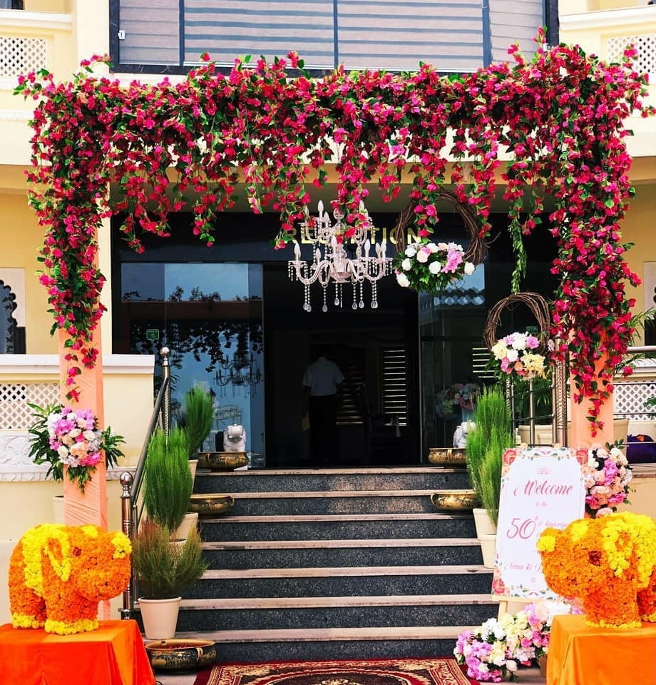 Floral Box Arch